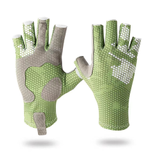Guantes de pesca para actividades al aire libre, tejido transpirable que absorbe la humedad para mayor comodidad durante todo el día, guantes de
