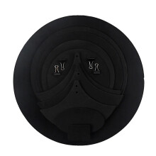 14Piece Drum Mute Pad Set  Cymbal and Drum Kit Silencing Pads, Black Drum Mute Pads for Drummers