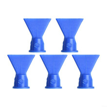 Caulking Nozzles FivePiece WaveShape Silicone Cone Nozzles Flat Nozzle Spare Parts For CartridgeType Caulking Guns