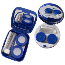 2 x lens box made of practical lens storage box for lens care with ergonomic design for travel and daily use
