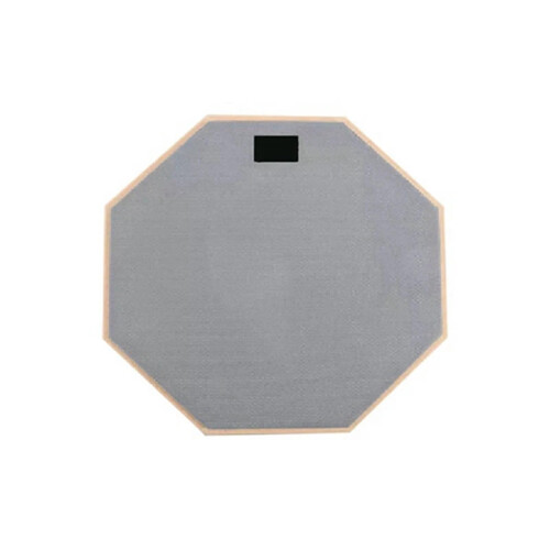 Drum Practice Pad 2 Pieces 8 Inch Rubber Wood Training Mute Pad Grey