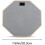 Drum Practice Pad 2 Pieces 8 Inch Rubber Wood Training Mute Pad Grey 5