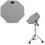 Drum Practice Pad 2 Pieces 8 Inch Rubber Wood Training Mute Pad Grey 3