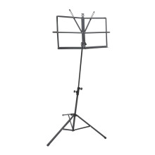 1 Foldable Music Stand with Adjustable Book Plate Portable Sheet Music Stand for Instruments and Tablets Black for Various and Easy
