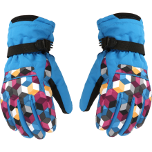 Guantes de nieve impermeables de piel sintética de vaca, guantes de invierno extremadamente cálidos para esquí, snowboard y ciclismo, guantes para