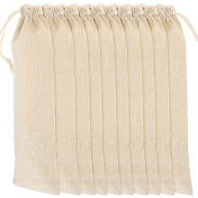 10 St Chopstick-Bag, Fodral För Bestick, Snöre, Halmfodral