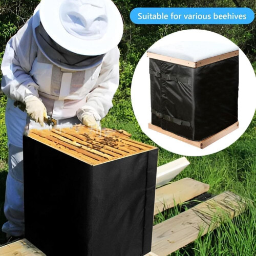 Beehive Cover WinterReady with Adjustable Straps and 4Layer Protection Waterproof ColdResistant Beekeeping 2