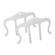Metal Music Book Holder Note Clip for Piano Trumpet, Durable Page Marker, Silver