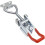 Pull Hasp Toggle Latch  Quick Release, Adjustable, 1 Piece, Metal Steel Clamp 3