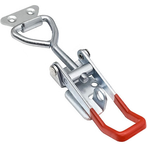 Pull Hasp Toggle Latch  Quick Release, Adjustable, 1 Piece, Metal Steel Clamp 2