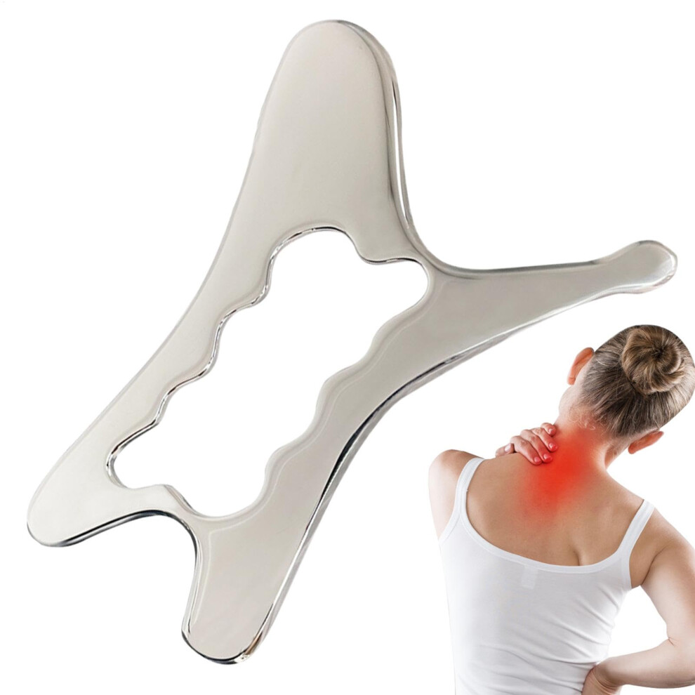 Scraping Massage Tool 304 Stainless Steel Face Muscle Scraper, Back Massager, Massage Plate For Back And Legs
