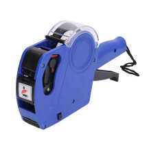 Manual Labeling Machine, 8Digit Label Gun with Cartridge, Portable Marker, Label Machine, Efficient and Portable Manual (Blue)