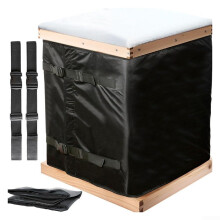 Adjustable Winter Beehive Cover Oxford Cloth & Pearl Cotton, 4In1 Protection From Water, Wind, Moisture, And Cold