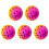 5 Unidades Bolas 22 Cm PVC Para Praia 5