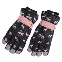 Gants de ski d'hiver professionnels, gants thermiques pour femmes avec protection contre le vent, gants polyvalents pour activités de plein air,
