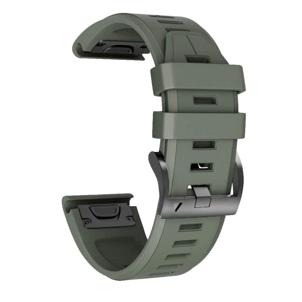 Hot Watch Strap For Garmin Fenix 5, 5X, 3Hr, 6X, 6Pro, 26, 22 Mm, Quick Release, Silicone, Easyfit Strap J 26Mm For Fenix 5X 5Xplus 9119770259554