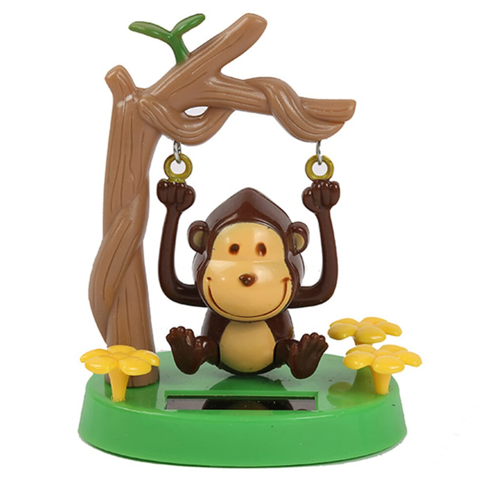 Solar Dance Toy, Car Dashboard Decorations, Solar Car Dashboard Decoration, Toy, Cartoon Monkey, Swing, Dynamic Car Ornaments For Car Interior Desk 9119770262929