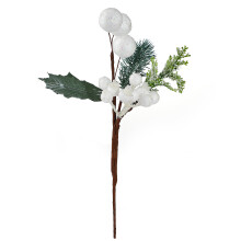 Eleganță sezonieră, fructe de pădure artificiale vibrante de Crăciun, decorațiuni de Crăciun atemporale, creați ornamente de Crăciun DIY,
