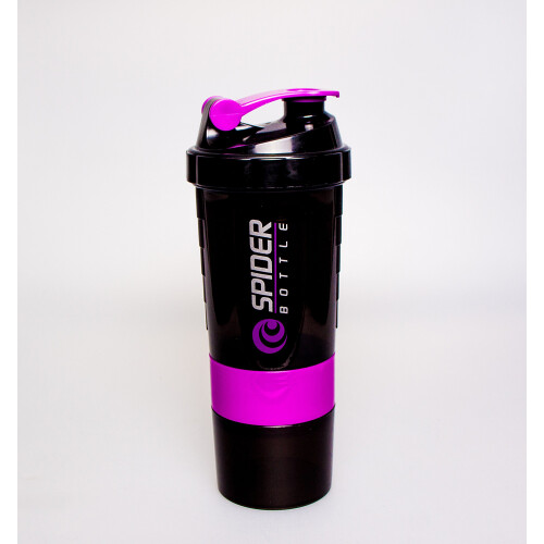 mini2Go 500 ml 16 oz Black/Neon Purple Shaker