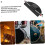 Bass Drum Pad Drum Mute Mat Mute Replacement Drum Mute Switch Exercise Mute Button Drum Mat Black Rubber 3
