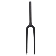 Carbon Bicycle Front Fork, Fiber Gravel Fork for Mountain Bikes Disc Brake Compatible with Thru Axle and Internal Cable Routing, Matte Black