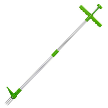 Mühelose Gartenpflege: Unkrautstecher mit langem Griff und ergonomischem Griff für Hühnerhirse, Disteln, Pfahlwurzeln, Wegerich, Klee, Kletten,
