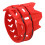 Motorcycle Exhaust Protector HeatResistant Tail Pipe Guard with Easy SlipOn Design Red 1