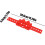 Motorcycle Exhaust Protector HeatResistant Tail Pipe Guard with Easy SlipOn Design Red 4