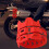 Motorcycle Exhaust Protector HeatResistant Tail Pipe Guard with Easy SlipOn Design Red 2