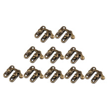 Latch Hook Antique Bronze Right Swing Arm Iron Box Clasp For Jewelry And Storage Boxes 25 Pcs