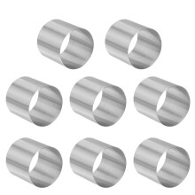 8 Sztuk Mini Okrągły Forma Na Ciasto Mousse Ciasteczka Deser