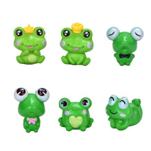 Leuke Cartoon Tiny Kikker Figuren voor Bureau Auto Decoraties