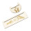 1 Set Tarot Card Holder Trimming Game Deck Frame Sticker Display Stand 25X7.5CM 1