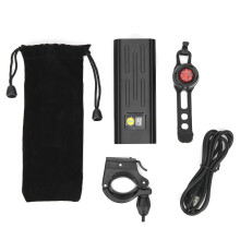 Lumini LED pentru bicicletă, lumină spate pentru bicicletă, impermeabilă, vizibilitate la 180 de grade, material din aliaj de aluminiu, lumină
