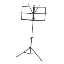 1 Set Foldable Music Stand Universal Music Stand for Music Books Recipes and Tablets Height Adjustable and Comfortable for Musicians and Black