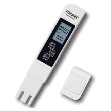 Tester di qualità dell'acqua 4 in 1 per rubinetto, pozzo, idroponica, acquario, monitor di qualità dell'acqua multiuso, kit digitale per il test