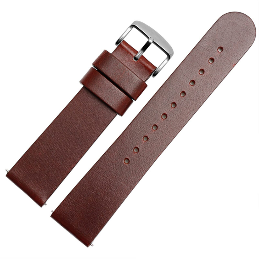 Watch Strap For Huawei Watch Gt Smartwatch, Quickrelease Band, 20 Mm, 22 Mm Dark 18 Mm Brown 9119770264435