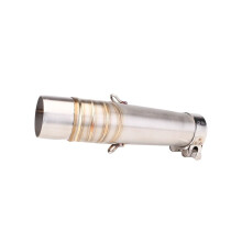 Motorcycle Exhaust Pipe 51mm Slip On Stainless Steel for Honda NC700 NC750 20122021