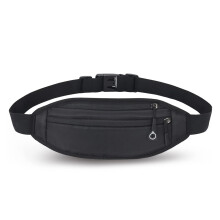Pochete com alça ajustável para corrida, bolsa de cintura em material resistente à água com zíper delicado para homens, mulheres e crianças,