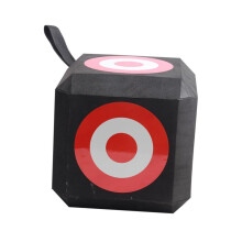 Wearresistant EVA Archery Target With Hanging Handle, Lightweight SixSided Solid Target For Outdoor Bow Practice