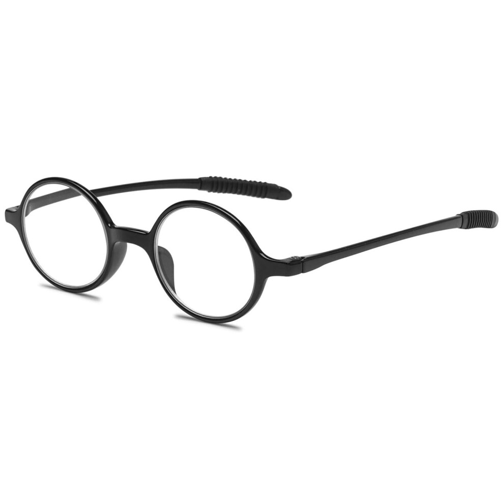 Small Round Reading Glasses Retro Vintage Computer Readers TR90 Flexible 2.25