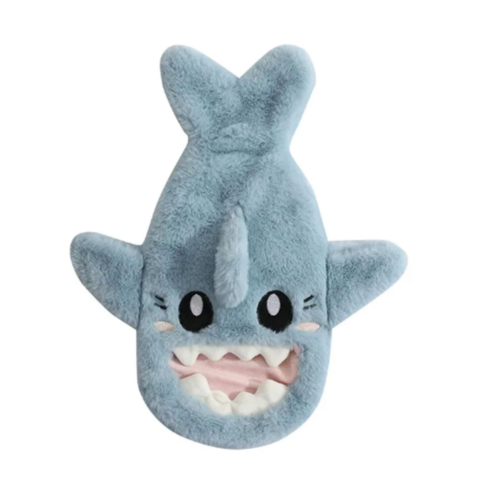 PVC hot water bottle, cute plush cover, water injection, hot water bag, thickened hot water bag for adult gifts