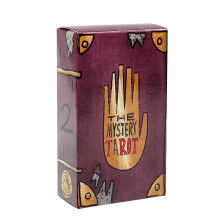 Beginner Tarot Deck, 78 Cards Mystery Oracle Set, Complete English Fortune Telling Game