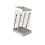 Stainless Steel Kitchen Knife Stand Large Capacity Storage Rack Tool Holder Silver 1