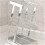 Stainless Steel Kitchen Knife Stand Large Capacity Storage Rack Tool Holder Silver 2