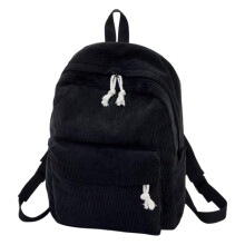 Mochila de veludo cotelê com estilo artístico moderno, mochila de uso diário de alta qualidade em tecido aveludado de 20 a 35 litros, mochila leve