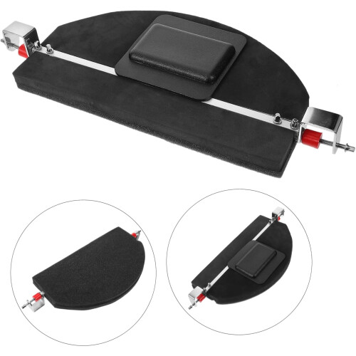 Drum Pad Practice, Drum Supply, Drum Practice Pads, Mute Pad for Kickdrum, Black 1