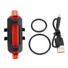 Fahrradrücklicht, USB-wiederaufladbar, LED-Rücklicht mit hoher Leuchtkraft, Sicherheitswarnleuchte aus robustem Material, leicht und vielseitig.