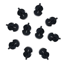 Pack of 10 Orchestra Mutes Rubber Violin Mute Quick Removal for Orchestra Violinists Beginners Violin Accessories