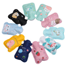 Cartoon Mini Hot Water Bottle Portable Winter Hand Warmer for Girls Bag Hand Feet Warm Water Filling Hot Water Bag